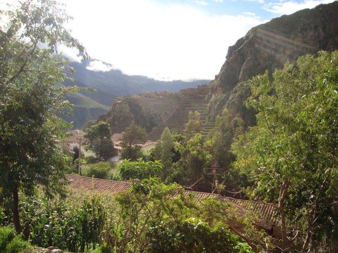 inca ruins outside of town