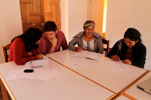 john teaching english